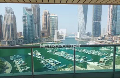 Apartment - 1 Bedroom - 2 Bathrooms for rent in Al Yass Tower - Emaar 6 Towers - Dubai Marina - Dubai