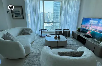 Apartment - 3 Bedrooms - 5 Bathrooms for rent in Shemara Tower - Marina Promenade - Dubai Marina - Dubai