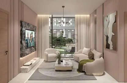 صورة لـ غرفة المعيشة شقة - غرفة نوم - 1 حمام للبيع في أوليفيا ريزيدينسز - مجمع دبي للإستثمار - دبي ، صورة رقم 1