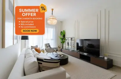 Apartment - 3 Bedrooms - 5 Bathrooms for rent in Sparkle Tower 1 - Sparkle Towers - Dubai Marina - Dubai