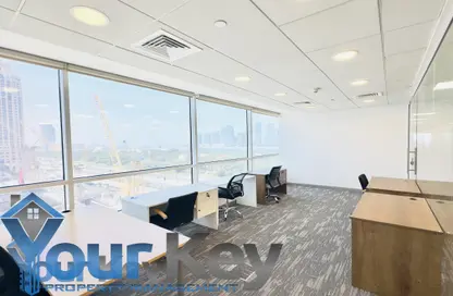 Office Space - Studio - 1 Bathroom for rent in Concord Tower - Dubai Media City - Dubai