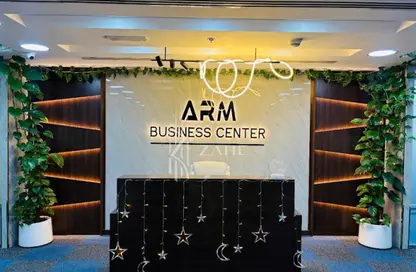 Office Space - Studio - 1 Bathroom for rent in Clover Bay Tower - Business Bay - Dubai