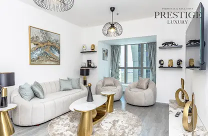 Apartment - 1 Bedroom - 2 Bathrooms for rent in Elite Residence - Dubai Marina - Dubai