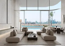 Living / Dining Room image for: Apartment - 4 Bedrooms - 6 Bathrooms for sale in Orla by Omniyat - Palm Jumeirah - Dubai, Image 1