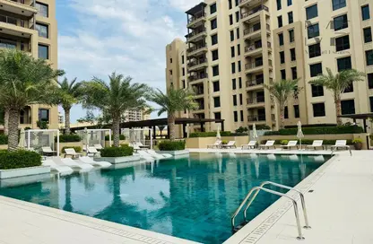 Pool image for: Apartment - 1 Bedroom - 1 Bathroom for sale in Asayel - Madinat Jumeirah Living - Umm Suqeim - Dubai, Image 1