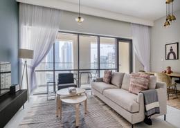 Living Room image for: Apartment - 2 bedrooms - 2 bathrooms for rent in Vida Residences Creek Beach - Creek Beach - Dubai Creek Harbour (The Lagoons) - Dubai, Image 1