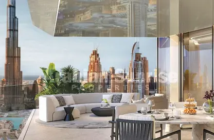 بنتهاوس - 4 غرف نوم - 6 حمامات للبيع في فندق وريزيدنس باكارات دبي - برج خليفة - دبي وسط المدينة - دبي