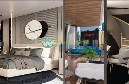 Room / Bedroom image for: Apartment - 1 Bedroom - 2 Bathrooms for sale in Empire Suites - Jumeirah Village Circle - Dubai, Image 1