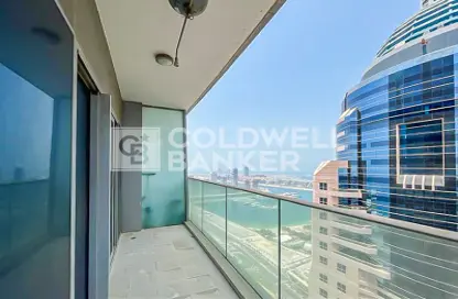 Apartment - 2 Bedrooms - 3 Bathrooms for rent in Damac Heights - Dubai Marina - Dubai