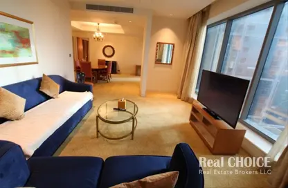Living Room image for: Hotel  and  Hotel Apartment - 2 Bedrooms - 3 Bathrooms for rent in The H Hotel - Sheikh Zayed Road - Dubai, Image 1