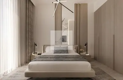 Room / Bedroom image for: Apartment - 2 Bedrooms - 2 Bathrooms for sale in Aark Residences - Dubai Residence Complex - Dubai, Image 1