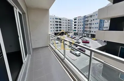 Balcony image for: Apartment - 2 Bedrooms - 2 Bathrooms for sale in Tower 1 - Al Reef Downtown - Al Reef - Abu Dhabi, Image 1