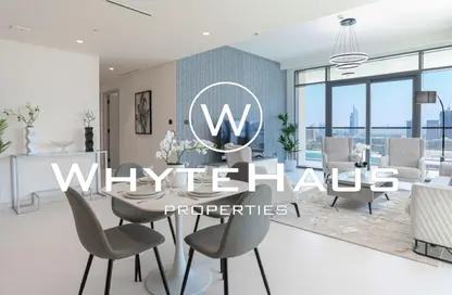 Apartment - 3 Bedrooms - 4 Bathrooms for rent in Marina Vista - EMAAR Beachfront - Dubai Harbour - Dubai