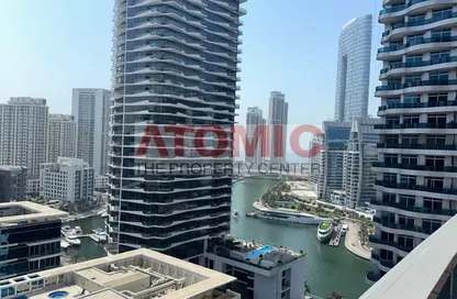 Apartment - 1 Bedroom - 2 Bathrooms for rent in Zumurud Tower - Dubai Marina - Dubai
