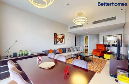 Living / Dining Room image for: Apartment - 3 Bedrooms - 3 Bathrooms for rent in Artesia B - Artesia - DAMAC Hills - Dubai, Image 1
