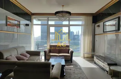 Living Room image for: Apartment - 1 Bedroom - 2 Bathrooms for rent in Park Gate Residences - Al Kifaf - Dubai, Image 1