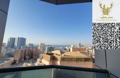 Apartment - 1 Bedroom - 2 Bathrooms for rent in Orient Tower 2 - Orient Towers - Al Bustan - Ajman
