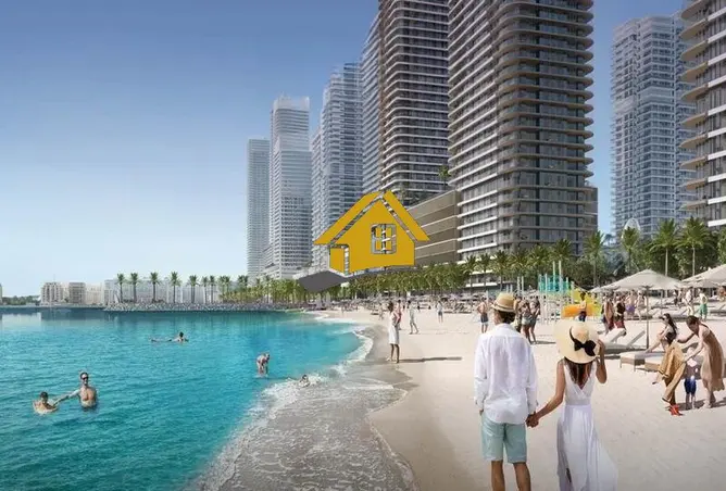 Apartment - 2 Bedrooms - 3 Bathrooms for sale in Seapoint - EMAAR Beachfront - Dubai Harbour - Dubai