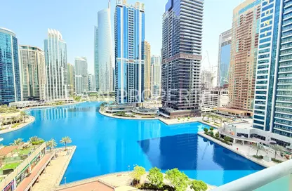 شقة - غرفة نوم - 2 حمامات للايجار في برج لاجونا - (JLT) مجمع A - أبراج بحيرة الجميرا - دبي