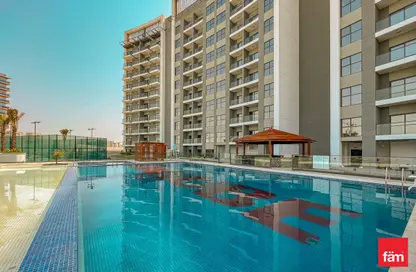 Pool image for: Apartment - 1 Bathroom for rent in Wavez Residence - Liwan - Dubai Land - Dubai, Image 1