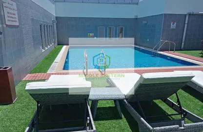 Pool image for: Apartment - 1 Bathroom for rent in Al Mamoura - Muroor Area - Abu Dhabi, Image 1