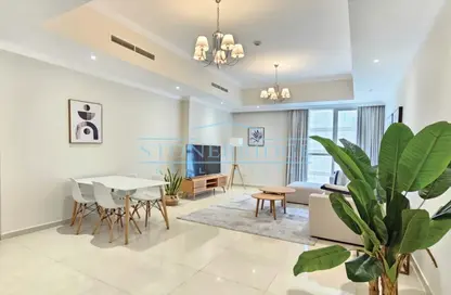Living / Dining Room image for: Apartment - 2 Bedrooms - 3 Bathrooms for rent in Dunya Tower - Burj Khalifa Area - Downtown Dubai - Dubai, Image 1