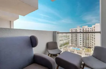 Apartment - Studio - 1 Bathroom for rent in Candace Acacia - Azizi Residence - Al Furjan - Dubai