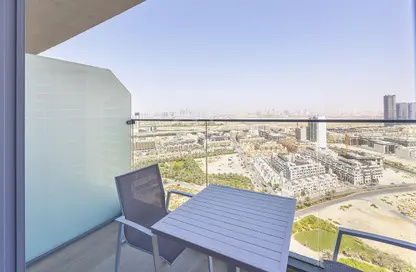Balcony image for: Apartment - 1 Bathroom for rent in Bloom Heights - Jumeirah Village Circle - Dubai, Image 1