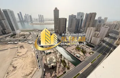 شقة - غرفة نوم - 2 حمامات للايجار في برج النخلة 3 - أبراج النخلة - المجاز - الشارقة
