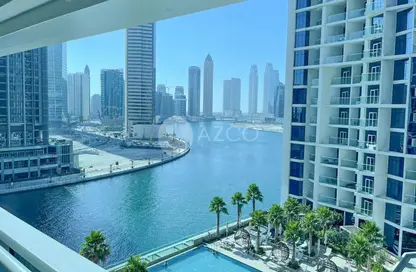 Pool image for: Apartment - 1 Bedroom - 2 Bathrooms for rent in PRIVE BY DAMAC (B) - DAMAC Maison Privé - Business Bay - Dubai, Image 1