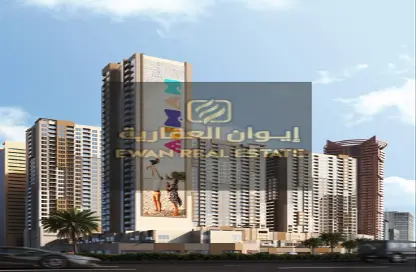 Apartment - 3 Bedrooms - 4 Bathrooms for sale in Ajman One - Phase 2 - Ajman Downtown - Ajman