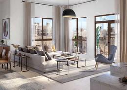Living Room image for: Apartment - 1 bedroom - 1 bathroom for sale in Al Jazi - Madinat Jumeirah Living - Umm Suqeim - Dubai, Image 1