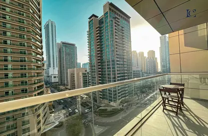 Balcony image for: Apartment - 1 Bedroom - 1 Bathroom for rent in West Avenue Tower - Dubai Marina - Dubai, Image 1