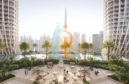 شقة - غرفة نوم - 2 حمامات للبيع في بن غاطي سكاي رايز - الخليج التجاري - دبي