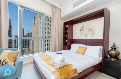 Apartment - Studio - 1 Bathroom for rent in Bay Central - Dubai Marina - Dubai