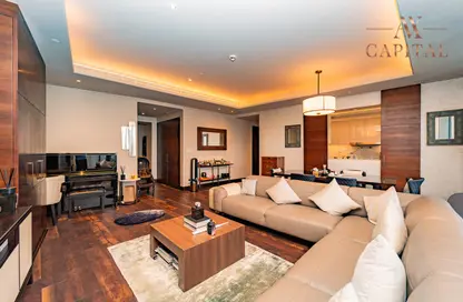 Living Room image for: Apartment - 3 Bedrooms - 4 Bathrooms for sale in The Address Sky View Tower 2 - The Address Sky View Towers - Downtown Dubai - Dubai, Image 1