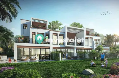 Townhouse - 5 Bedrooms - 6 Bathrooms for sale in Costa Brava at DAMAC Lagoons - Damac Lagoons - Dubai