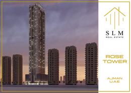Outdoor Building image for: Apartment - 1 bedroom - 2 bathrooms for sale in Rose Tower - Emirates City - Ajman, Image 1