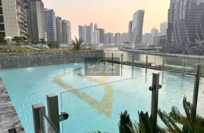 شقة - غرفة نوم - 2 حمامات للايجار في بن غاطي كانال - الخليج التجاري - دبي