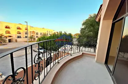 Balcony image for: Apartment - 3 Bedrooms - 3 Bathrooms for rent in Al Saada Street - Al Mushrif - Abu Dhabi, Image 1