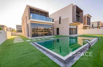 Pool image for: Villa - 4 Bedrooms - 4 Bathrooms for rent in Golf Place 1 - Golf Place - Dubai Hills Estate - Dubai, Image 1