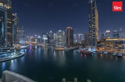 شقة - غرفة نوم - 2 حمامات للايجار في البرج الاوسط - باي سنترال - دبي مارينا - دبي