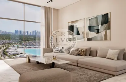 Living Room image for: Apartment - 2 Bedrooms - 3 Bathrooms for sale in 340 Riverside Crescent - Sobha Hartland II - Mohammed Bin Rashid City - Dubai, Image 1