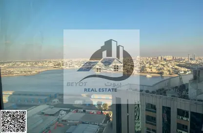 شقة - غرفة نوم - 2 حمامات للايجار في أورينت تاور 1 - أورينت تاور - البستان - عجمان