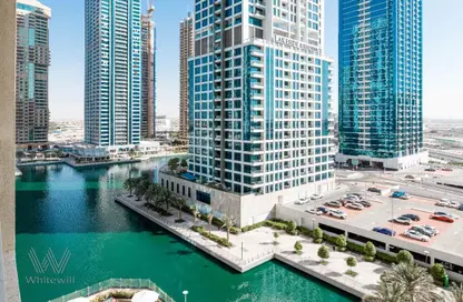 Apartment - Studio - 1 Bathroom for rent in Lake View Tower - JLT Cluster B - Jumeirah Lake Towers - Dubai
