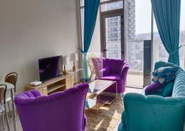 Living Room image for: Apartment - 1 bedroom - 2 bathrooms for rent in Shaista Azizi - Al Furjan - Dubai, Image 1