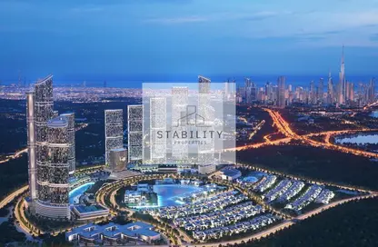 Apartment - 1 Bedroom - 1 Bathroom for sale in 320 Riverside Crescent - Sobha Hartland II - Bukadra - Dubai