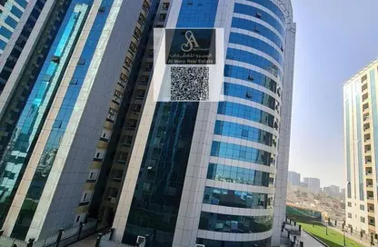 شقة - غرفة نوم - 2 حمامات للايجار في أورينت تاور 2 - أورينت تاور - البستان - عجمان