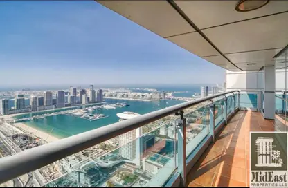 Apartment - 2 Bedrooms - 3 Bathrooms for rent in Princess Tower - Dubai Marina - Dubai