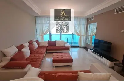 Apartment - 3 Bedrooms - 3 Bathrooms for rent in Ajman Corniche Residences - Ajman Corniche Road - Ajman